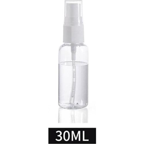 1Pcs 30ml/50ml/100ml Transparent Empty Spray portable Mini Plastic Bottles Empty Spray Refillable Bottle Cosmetic Containers