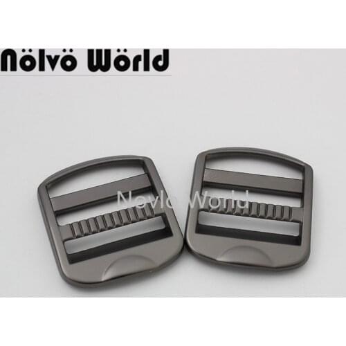 10-50pcs Matte gun 25mm 1 Inch school bags strapping adjusted buckles free dropship,bag long straps 1" slider buckle