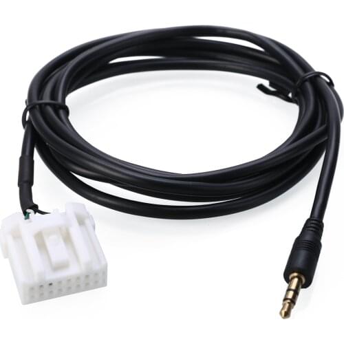 3.5mm AUX Adapter 1pc Cars 3.5 AUX CD Stereo Audio Line Input Cable Audio Cable Lead For Mazda 2 3 5 6 MX 5 CX 5 i-Phone
