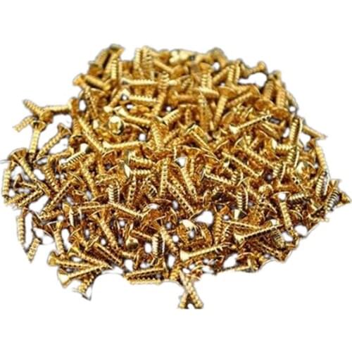 30pcs New Gold Pickguard Screws For Fender Strat/Tele Electric Guitar Bass