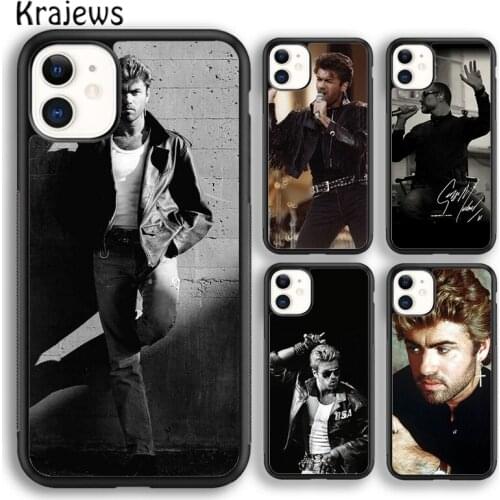 Krajews George Michael Handsome Smile Singer Wham Phone Case Cover For iPhone SE 6s 7 8 plus X XR XS 11 12 pro max Galaxy S9 S10