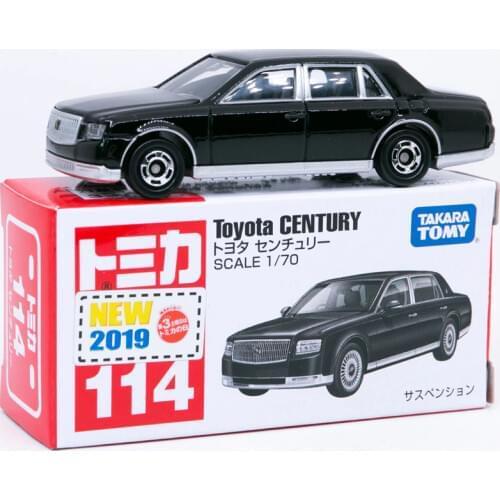 Takara Tomy Tomica No. 114 Toyota CENTURY Black Scale 1:70 Diecast Car Model Toys for Boys