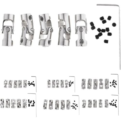 Coupling Metal Cardan Joint Universal joint U-joint DIY Motor Fittings Parts