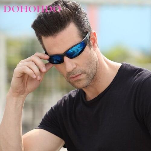 DOHOHDO Brand Design Men Polarized Night Vision Sunglasses Male Classic Retro Driving Sun Glasses Female UV400 Goggles Eyewear