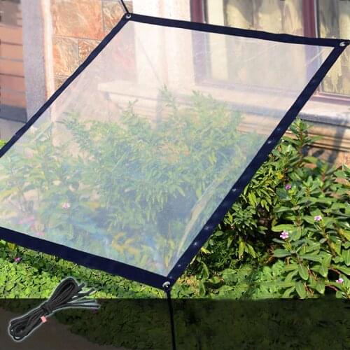 New Clear Waterproof Cover Tarp PVC Rainproof Plastic Film Windshield For Garden Plant Anti-freezing Anti-bird Thick Windshield