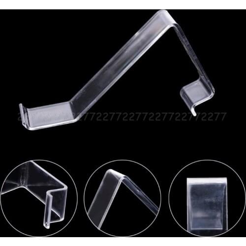Clear L- shape Acrylic Shoes Ract Holder Retail Shop Display Plastic Stand Shelf JUN21 dropship