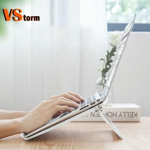 New Foldable Laptop Stand PC Support Adjustable Computer Desk Stand Lifting Portable Increased Lazy Computer Stand Accessories