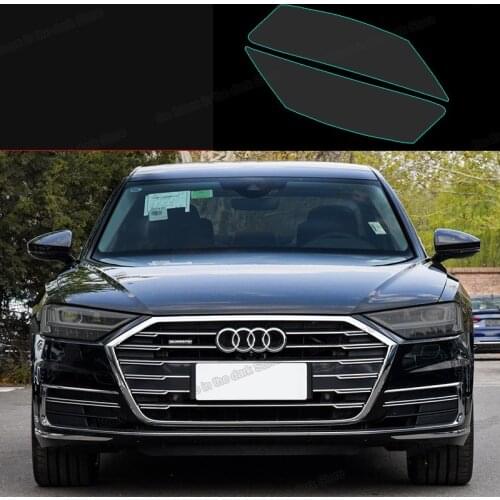 Car headlight anti-scratch protective film for audi A8 2018 2019 2020 2021 2022 D5 S8 sticker accessory 4n exterior auto styling