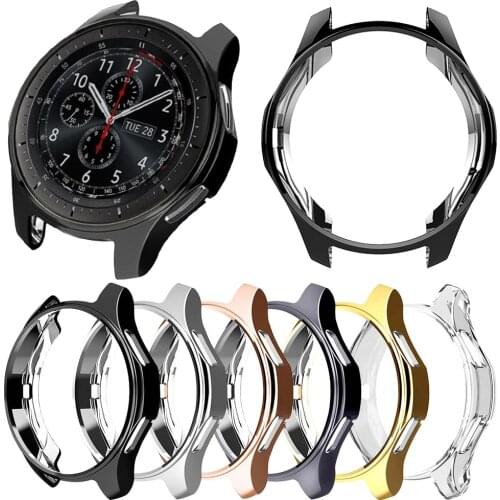 Protective Case for Samsung Galaxy Watch 3 41mm 45mm 46mm/42mm/Active 2 1 Cover Lightweight Soft TPU Bumper Shell Accessories