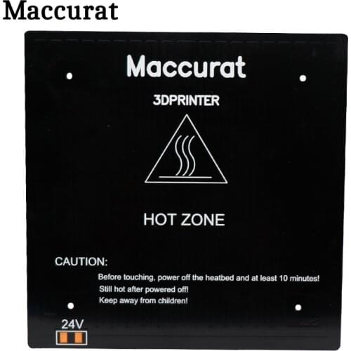 1PC 24V Upgraded heatbed180*180x3mm Mini Aluminium Heatbed Heat Plate hot bed for OpenBuilds for 3D printer parts