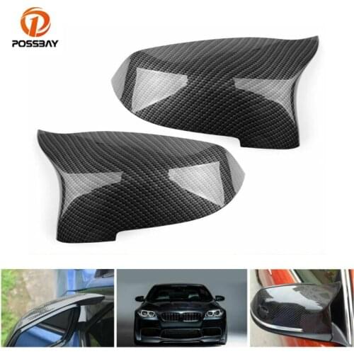 2Pcs Car Left Right Rearview Mirror Covers Cap for BMW 5 Series F10 F11 F18 LCI Sedan EstateTouring Facelift 2014 2015 2016 2017