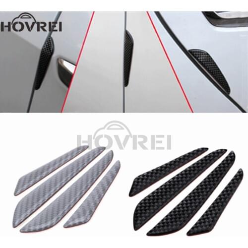 4Pcs universal Car Door Edge Guard Strip Scratch Protector Anti-collision Trim Door Edge Guard Stickers Crash Bar Body Bumper