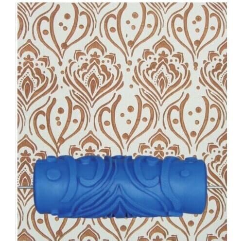 A+++ quality Rubber roller fit to 5" (5 inch) decoration machine for decorative Wall texture Rubber Paint Roller(034Y)