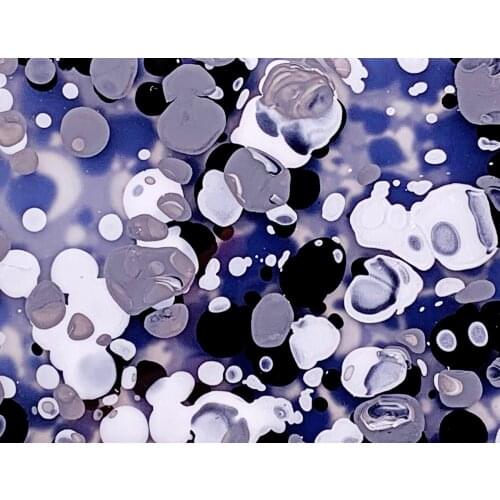 Acrylic/PMMA Multicolor Bubble Sheets 3.0mm for Jewelries, Crafts, Art Works, Decoration - Black (CP04)