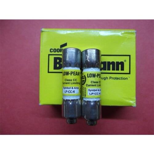 Free shipping 10pcs LP-CC-6 LOW-PEAK American BUSSMANN 10X38 delay fuse / fuse 6A genuine