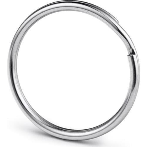 Wholesale llavero 25mm 304 stainless steel split key rings keyrings for key chain keychain accessories DIY SS1525 4000pcs