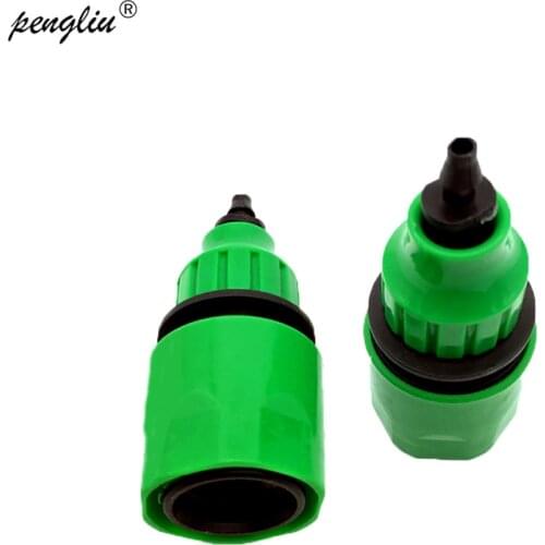 2 Pcs Irrigation Quick Connector Adapter Drip Tape For Irrigation Fast Coupling With "Barbed Connector Garden Tools IT225