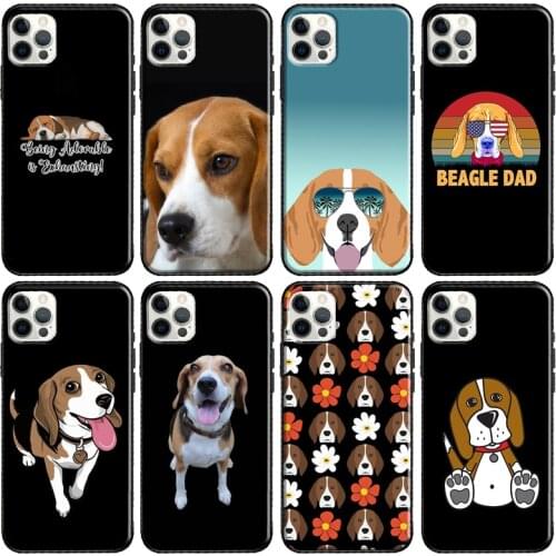 Beagle Dog cute Phone Case For Apple iPhone 11 Pro Max 12 mini X XR XS Max 8 7 Plus SE 2020 Cover Shell