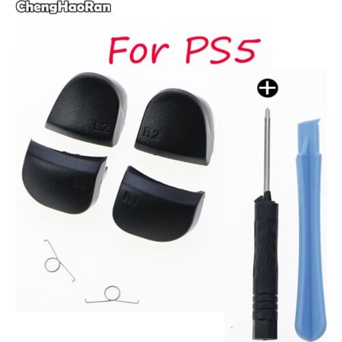 ChengHaoRan For PS5 Trigger button of Playstation 5 L1 R1 L2 R2, spare metal spring, trigger button of dual induction 5 ps5 DS5