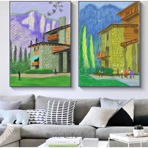 David Hockney A Bigger Splashist Custom Hot New Art Poster Top Canvas Home Decor Wall Picture Printings Mordern Wall Art Prints