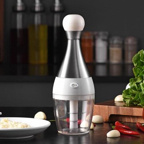 Garlic Press Crusher Manual Multifunction Stainless Steel Food Mincer Vegetable Chopper for Kitchen
