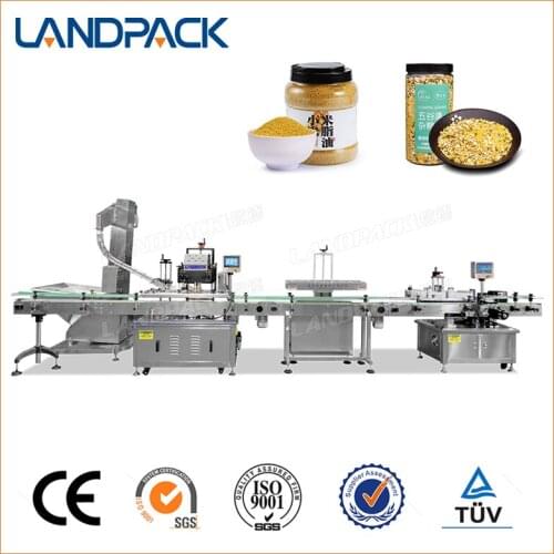 Foshan Landpack Stable Operation Automatic Capping And Labeling Machine