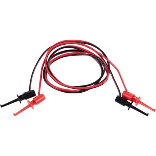 GTBL 1 Pair Multimeter Electrical Testing Dual SMD IC Test Hook Lead Cable 1M