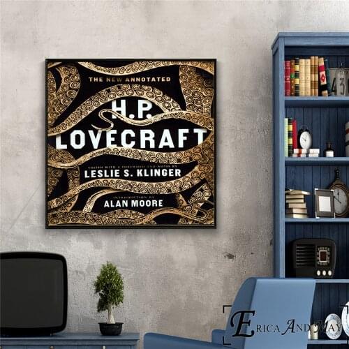 H.p. Lovecraft Horror Abstract Canvas Painting Posters And Prints Wall Art Picture Vintage Poster Decorative Home Decor Obrazy