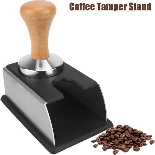 Coffee Tamper Stand for Coffee Machine and Coffee Tamper Coffee Tool Storage Base Stainless Steel Tamping Stand