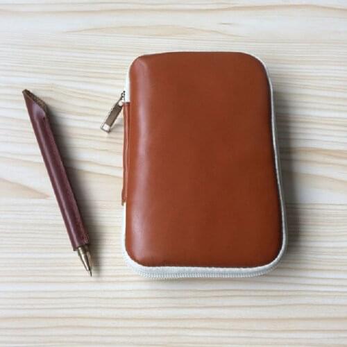 TUUTH Leather Storage Bag Multifunctional Travel Electronic Accessories Cowhide Bag For USB Charger Power Bank Storage Bag
