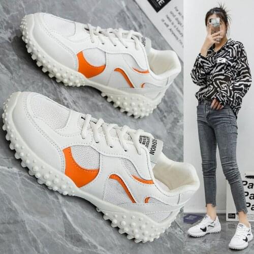 Autumn 2021 Women Shoes Fashion Casual Shoes Platform Sneakers Girls 35 Size Slimming Shoes Teenager Cheap Sports Leisure Shoes