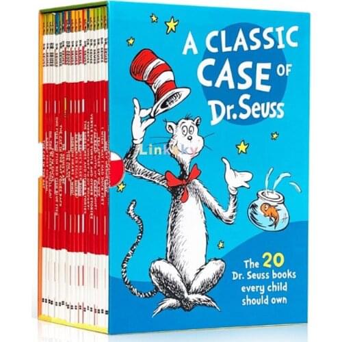 Dr Seuss Classic 20 Books Gift Set ,Childrens English Books ,fot Kids Wonderful World Read at Home Collection