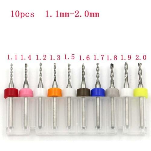 New 10pcs Tungsten Steel 3.2mm Tungsten Steel Drill Bits Set Kit for PCB MST CNC Jewelry tool Accessories