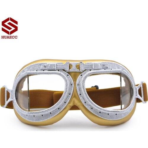 Motorcycle Goggle Pilot Motorbike Cycling Glasses Retro Jet Racing Googles Glasses Moto Helmet Glasses