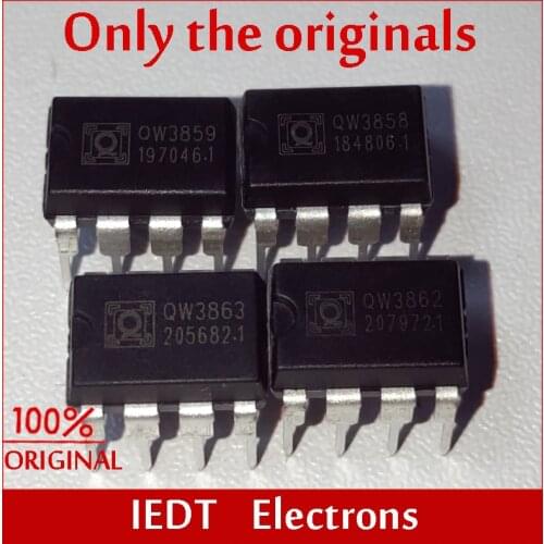 Original nuevo 10 uds/ QW3859 QW3858 QW3862 QW3863 QW3863B QW3866 QW3868 QW3866B SOP-8 DIP-8