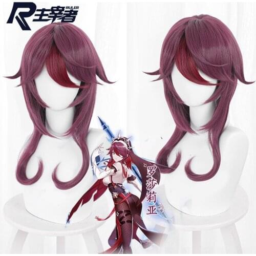 Game Genshin Impact Cosplay Halloween Rosaria Cosplay Wig Genshin Impact Rosaria Cosplay Hair