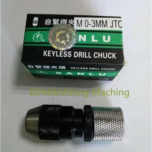 1PC High Quality E061 Drilling Chuck For EDM Drilling Machine SANLU Spanner Drill Chuck 0.1-3.0mm DURABLE New