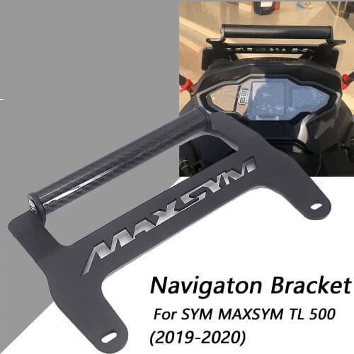 Front Phone Stand Holder Smartphone Phone GPS Navigaton Plate Bracket For SYM MAXSYM TL 500 TL500 2020