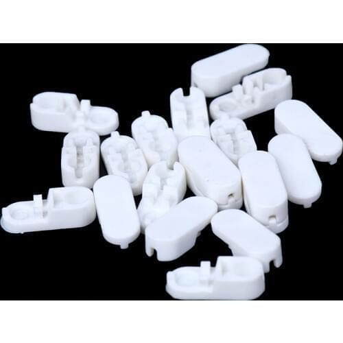 20pcs/lot Plastic Roller Blinds Pull Cord Connector Curtain Chain Connector for Vertical Blinds Joiners Spare Tool Replacement