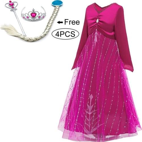 Fashion Girls Dress Princess Dress Kids Dresses For Girls Costume Party Cosplay Belle Princess Dress Children Clothing