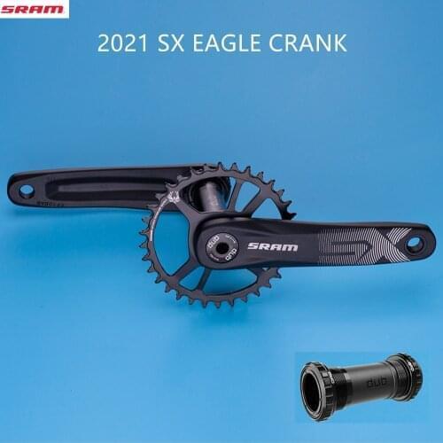 SRAM SX EAGLE 12 Speed 1x12 DUB 34T Steel Chainring 170mm 175mm MTB Bicycle Crankset 6mm offset