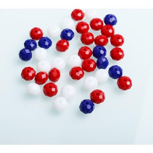 Juleecrystal Glass Beads 4mm 6mm 8mm Mixed Colorful Crystal Beads for Jewelry Making