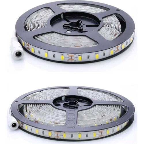 Super Bright Flexible 5M 14.4W/Meter SMD 5630 300 Leds Daylight White(6000-6500K) LED Strip Ribbon