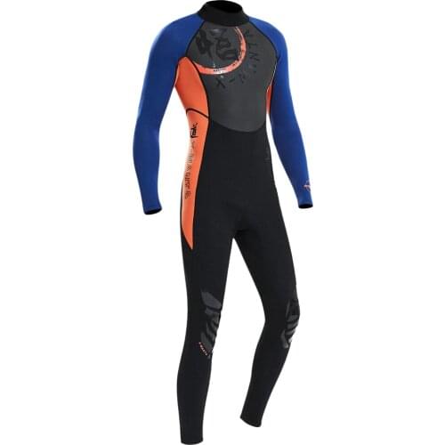 Warm Neoprene Wetsuit Back Zip Full Body Spearfishing Swimwear Diving Wetsuit for Diving Surfing Water Sports