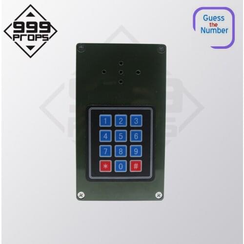 Guess the number escape puzzle room escape props guessing the number according to the audio hints escape equipments