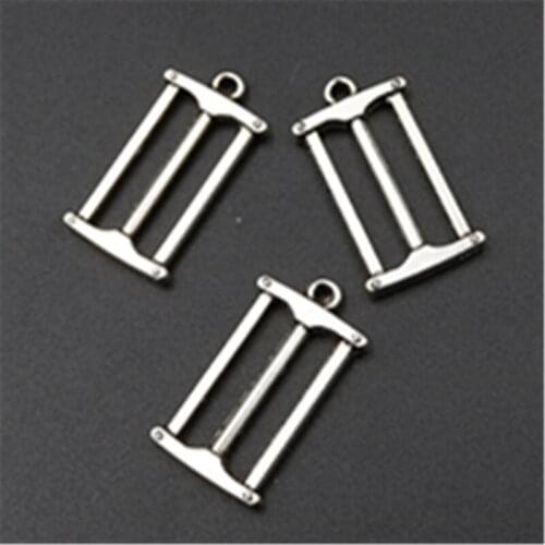 15pcs Antique silver color hand saw charm alloy pendants for necklace and earrings bracelet DIY jewelry findings A575