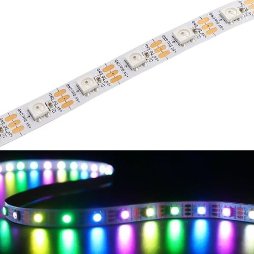 16.4ft SK6812 WS2812B 5M 60 LEDs/Pixels/m 300LEDs RGB adressierbare Streifen mit 5050 SMD LEDs NichtWasserdicht IP30
