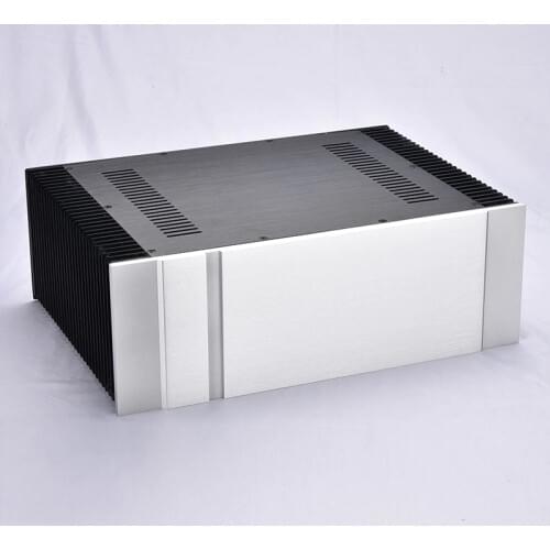 4312 pass Full aluminum DIY chassis power amplifier chassis pure class A enclosure preamplifier box 430X120X313/413mm