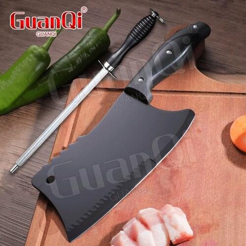 8 Inch Butcher Knife Stainless Steel Kitchen Cleaver Knife Meat Chopping Cleaver Slicing Chef Knife Household Cooking Tools