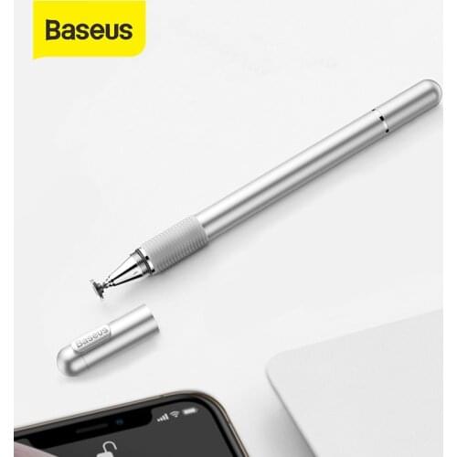 Baseus 2 In 1 Universal Stylus Touch Pen Capacitive Touch Screen Pen for iPhone iPad Samsung Xiaomi Tablet Touch Pen